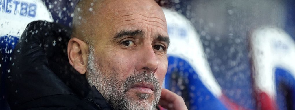 Wieder kein Sieg für Starcoach Pep Guardiola. - © Adam Davy/PA Wire/dpa