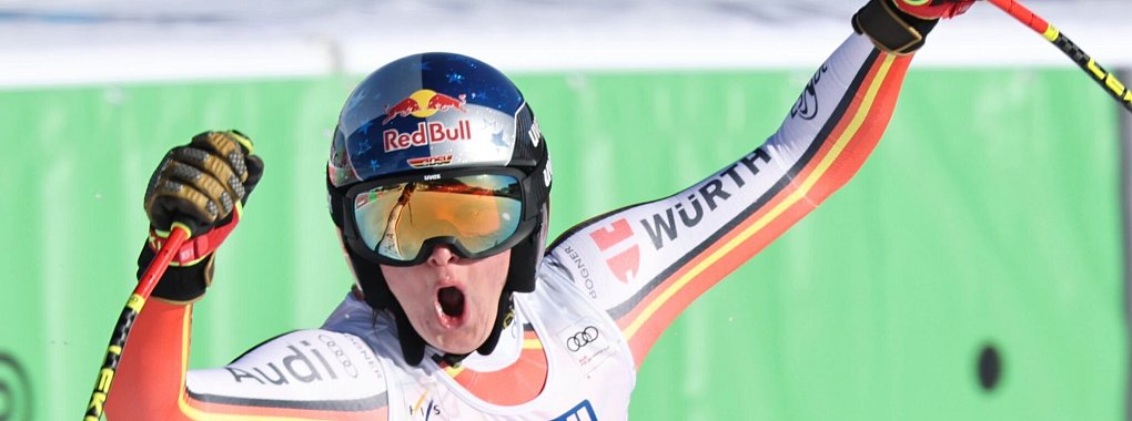 Feiert ihren ersten Podestplatz im Weltcup: Emma Aicher. - © Marco Trovati/AP/dpa