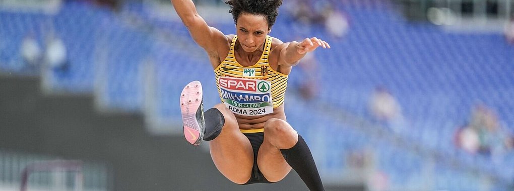 Malaika Mihambo ist m&uuml;helos ins EM-Finale gesprungen. - &copy; Michael Kappeler/dpa