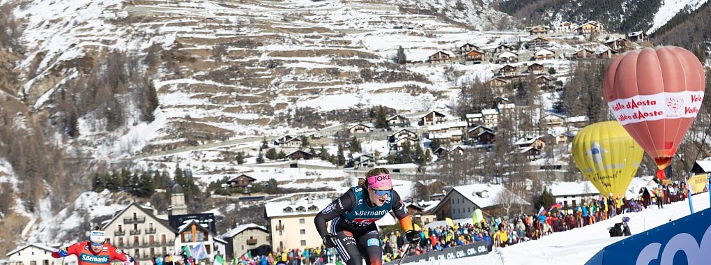 Laura Gimmler schafft es in Italien erneut auf das Podest. - © Valerio Origo/Ipa Sport / Ipa-Ag/LiveMedia/IPA/Zuma/dpa