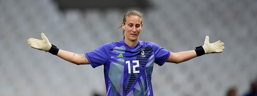 Olympia-Heldin der DFB-Frauen: Ann-Katrin Berger - &copy; Julio Cortez/AP