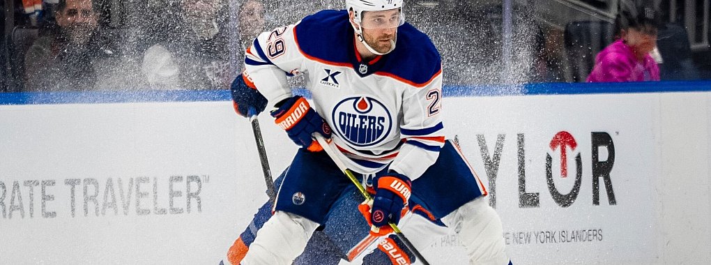 Kommt bereits auf 49 Saisontore f&uuml;r die Edmonton Oilers: Leon Draisaitl. - &copy; Angelina Katsanis/AP/dpa