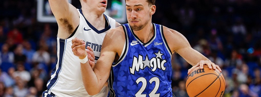 Kam gegen die Memphis Grizzlies auf 13 Punkte: Franz Wagner. - © Kevin Kolczynski/AP/dpa