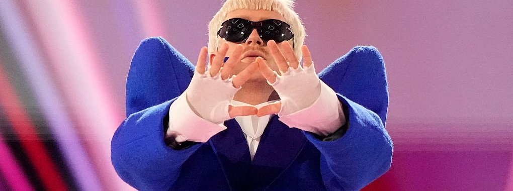 Joost Klein bei der Generalprobe f&uuml;r das ESC-Finale. - &copy; Martin Meissner/AP/dpa