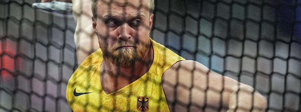 Clemens Pr&uuml;fer war als einziger Deutscher im Diskus-Finale dabei - &copy; Michael Kappeler/dpa