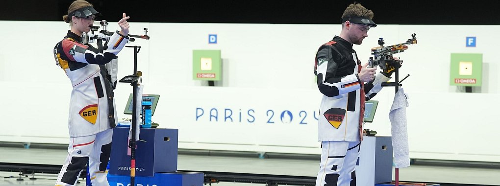 Das Duo Anna Jan&szlig;en und Maximilian Ulbrich verpasste die Bronze-Medaille. - &copy; Marcus Brandt/dpa