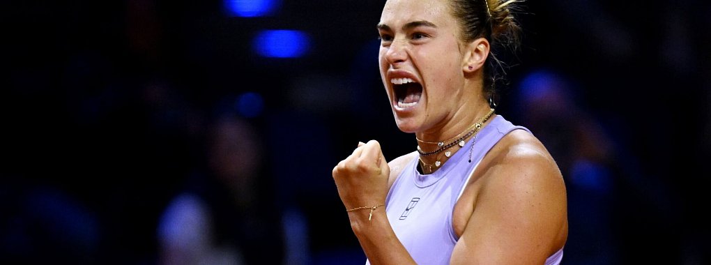 Nächste Chance: Aryna Sabalenka will in ihrem vierten Endspiel in Stuttgart endlich den Titelgewinn feiern. - © Marijan Murat/dpa
