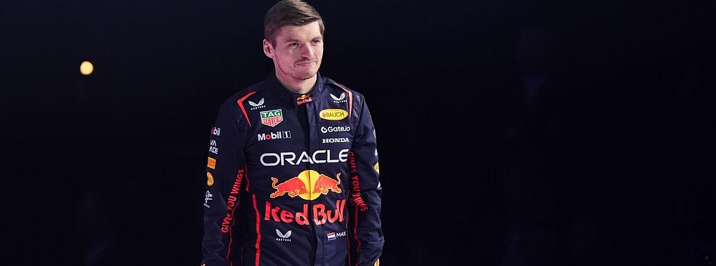 Max Verstappen kam und ging wortlos von der Bühne. - © Bradley Collyer/PA Wire/dpa