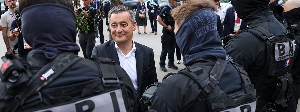 2.000 Polizeibeamte werden zum Schutz der Abschlussfeier von Olympia in Paris eingesetzt. - &copy; Aurelien Morissard/AP/dpa