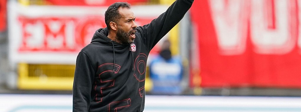 D&uuml;sseldorfs Trainer Daniel Thioune hofft im DFB-Pokal gegen Leverkusen auf einen Coup. - &copy; Uwe Anspach/dpa
