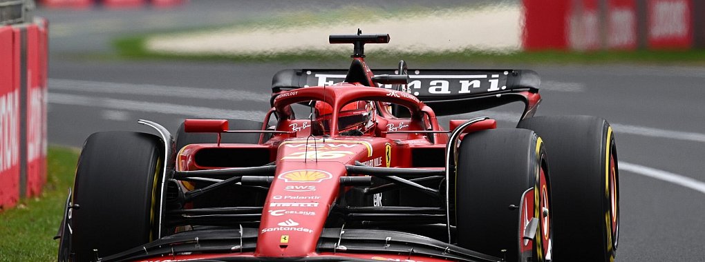 Freies Training bei der Formel-1-Weltmeisterschaft in Australien: Charles Leclerc verwies Weltmeister Max Verstappen auf den zweiten Platz. - © Joel Carrett/AAP/dpa