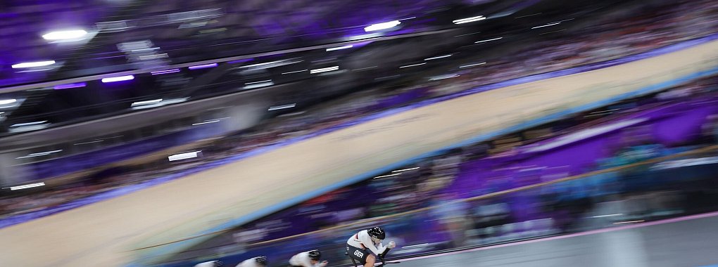 Der deutsche Vierer ist an einer Medaille vorbeigefahren. - &copy; Rolf Vennenbernd/dpa