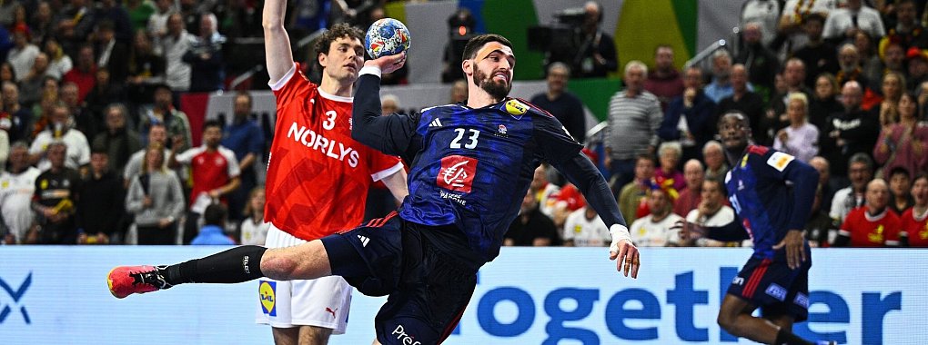 Ludovic Fabregas war mit acht Treffern Frankreichs bester Werfer im EM-Finale gegen D&auml;nemark. - &copy; Tom Weller/dpa