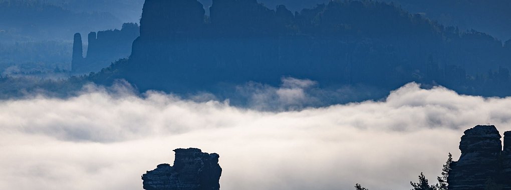Caspar David Friedrich lie&szlig; sich im Elbsandsteingebirge f&uuml;r seine Zeichnungen inspirieren. - &copy; Robert Michael/dpa