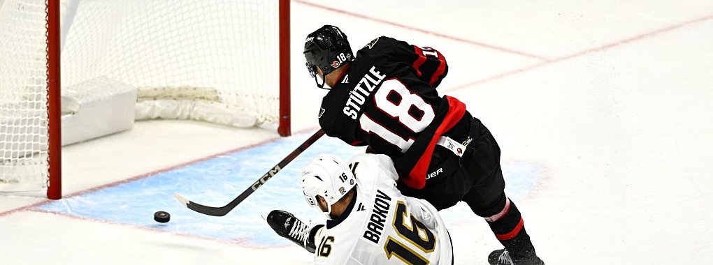 Tim Stützle hat mit zwei Treffern entscheidenden Anteil am Auftakterfolg der Ottawa Senators gegen die Florida Panthers. - © Justin Tang/The Canadian Press/AP/dpa