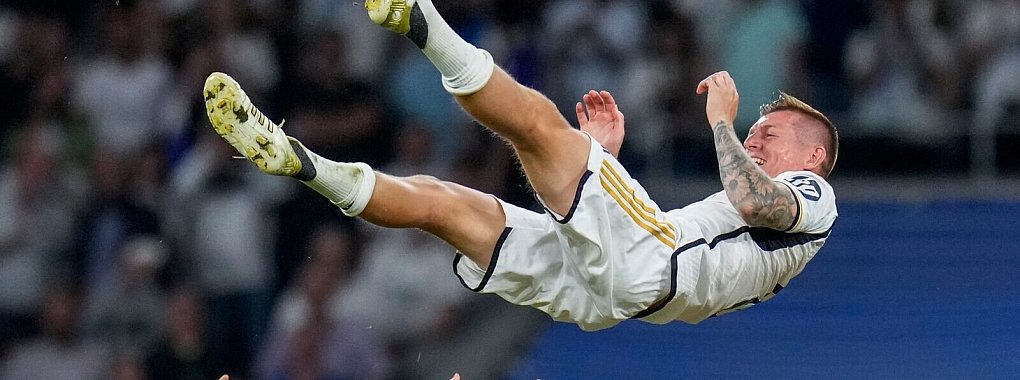 Real Madrids Star Toni Kroos hat beschlossen, seine Zeit als Profifu&szlig;baller nach der EURO 2024 zu beenden. - &copy; Manu Fernandez/AP/dpa