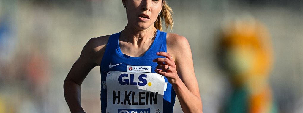 Hanna Klein gewann bei den deutschen Meisterschaften &uuml;ber 5000 Meter ungef&auml;hrdet und mit riesigem Vorsprung. - &copy; Sven Hoppe/dpa