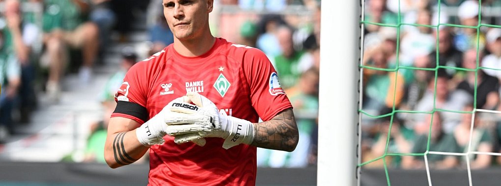 Ein Kandidat für die Nationalmannschaft? Werder-Torwart Michael Zetterer. - © Carmen Jaspersen/dpa