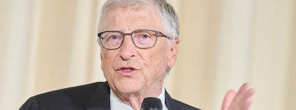 Bill Gates ist Gr&uuml;nder von Microsoft. Seine Geschichte gibt es bald als Buch. - &copy; Annette Riedl/dpa