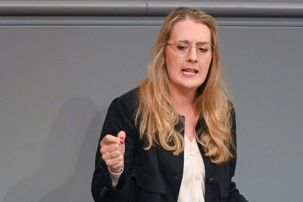Katharina Dröge steht gemeinsam mit Britta Haßelmann an der Spitze der Grünen-Bundestagsfraktion. (Archivfoto) - © Katharina Kausche/dpa