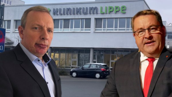 Sollen nach dem Wunsch von CDU und SPD getrennte Wege gehen: Dr. Johannes Hütte (links) und Landrat Dr. Axel Lehmann. Fotos: Hostert/Krügler/Buhrmester – Montage: Oliver Wendtland - © Martin Hostert/Thomas Krügler/Silke Buhrmester - Montage: Oliver Wendtland