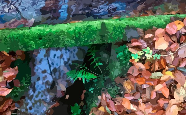 Wasser-Zeichen heißt die Ausstellung, die in Schwalenberg eröffnet wird. - © Grafik: Sabine Schellhorn