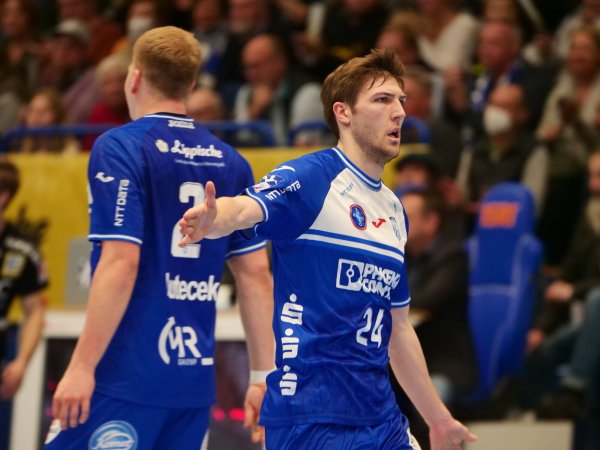 Lukas Zerbe und seine TBV-Kollegen möchten den SCM-Express aufhalten. - © Jörg Hagemann