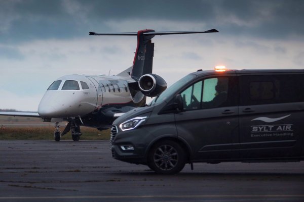 Am Sylter Flughafen in Westerland waren auch vor dem Deal schon Jets der PAD Aviation zu Gast. - © PAD Aviation