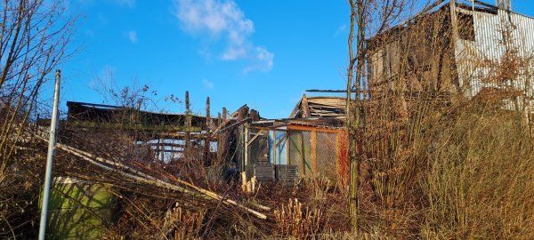Die Ermittler haben in den Brandruinen keine Spuren für die ursache des Großbrandes gefunden. - © Marianne Schwarzer