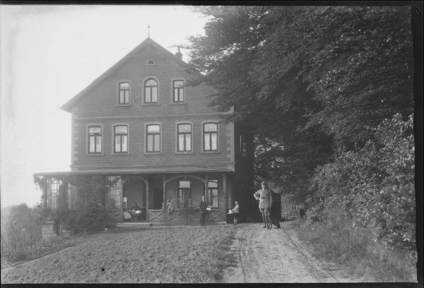 So präsentierte sich das Haus "Schöne Aussicht" in den 1920er Jahren. - © Stadt Lemgo