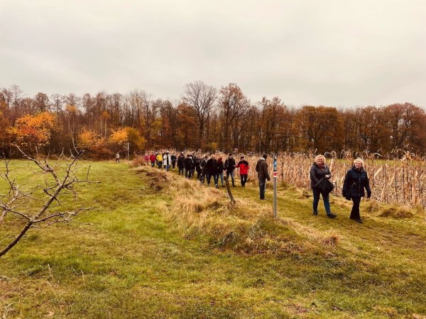 Der Einladung zum #OPENSENNE Spaziergang sind viele Teilnehmende aus den Senneanrainerkommunen gefolgt - © Schlangen 4.0