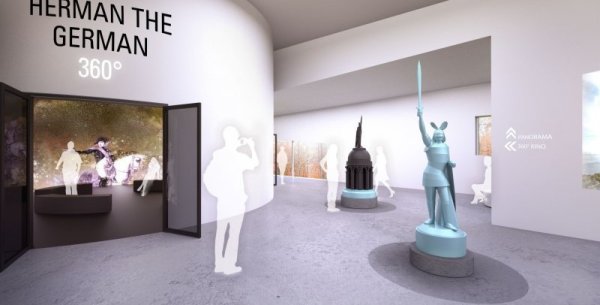 So könnte die Ausstellung aussehen. - © Grafik: Landesverband