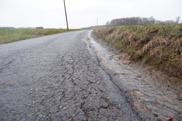 Besonders die Randbereiche des Steinegger Wegs sind in keinem guten Zustand. - © Archivfoto: Lorraine Brinkmann