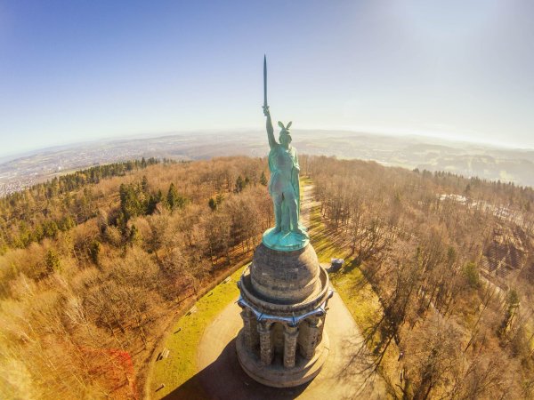 Das Hermannsdenkmal. - © Archivfoto: Torben Gocke