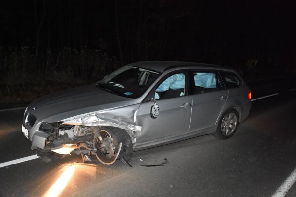 Ein Unfall passierte kurz hinter der Kreisgrenze bei Vinsebeck. - © Jörn Fries