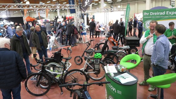 Die "Faszination Fahrrad" lädt auch in diesem Jahr wieder die Besucher in die Salzufler Messehallen ein. - © Thomas Pfeiffer