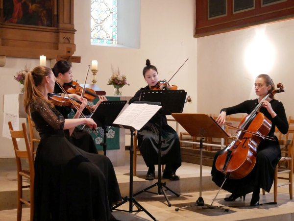 Das Streichquartett "Ixora" tritt in Bergkirchen auf. - © Thomas Krügler
