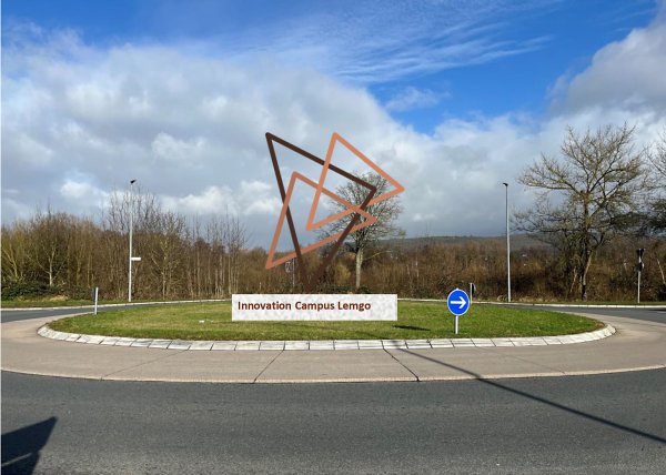 So könnte die Skulptur auf dem Kreisel aussehen. - © Innovation Campus Lemgo