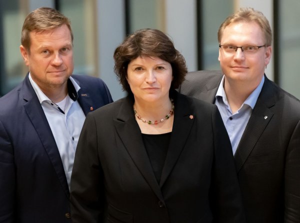 Gemeinsam für Lippe im Landtag: (von links) die SPD-Politiker Alexander Baer, Ellen Stock und Dr. Dennis Maelzer - © SPD