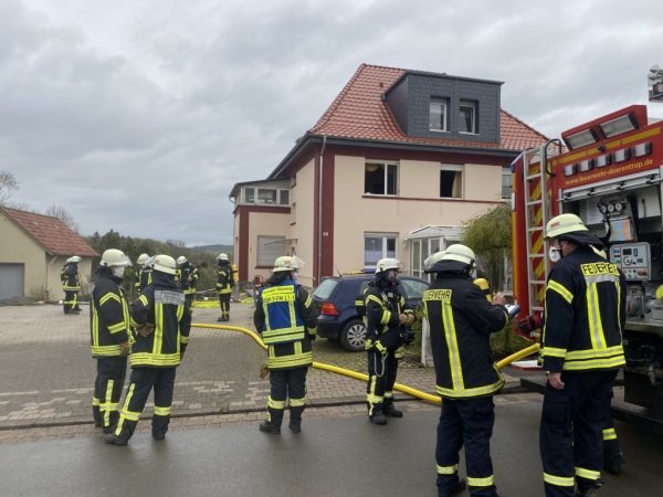 Zimmerbrand in Wendlinghausen - © Feuerwehr Dörentrup