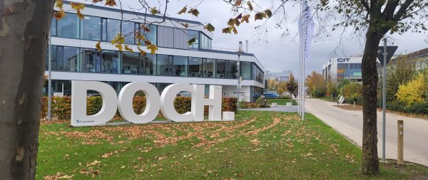 Das "Doch" soll jedem Besucher des Campus Impuls und Ideengeber sein. - © Katrin Kantelberg