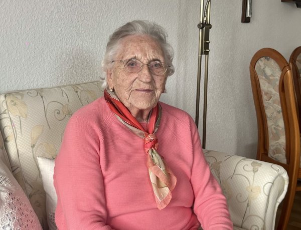 Elisabeth Peters feiert heute ihren 101. Geburtstag. - © Nina Schroeder