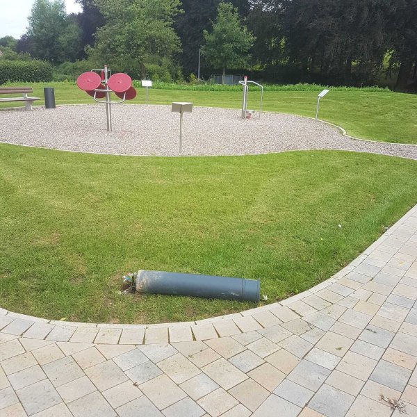 Der Vandalismus auf der Faulen Wiese hätte schlimme Folgen haben können. - © Stadt Barntrup