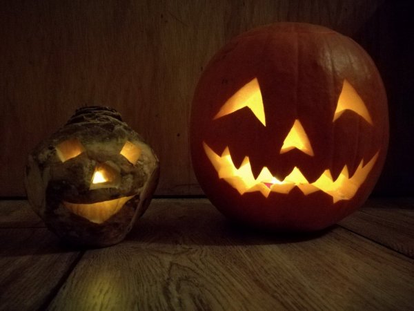 Heute prägen Halloweenkürbisse die Region zu Beginn der dunklen Jahreszeit. Früher schnitzte man aber Rüben in den Tagen vorm Martinssingen zu. - © Mark-André Strunk