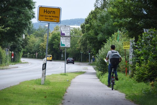 Der Radverkehr in Horn-Bad Meinberg soll gefördert werden. Die Politik plant ein Konzept. Auch die Wege entlang der Bahnhofstraße sollen ausgebaut werden. - © Raphael Bartling