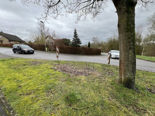 An der Ecke Reinickendorfer und Charlottenburger Straße soll der ebenerdige Fußgängerüberweg durch Hindernisse von der Fahrbahn abgegrenzt werden. - © Seda Hagemann