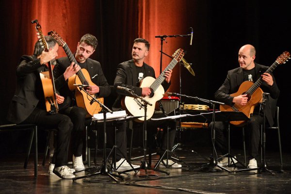 Das Gitarrenquartett „In Crescendo“ war extra aus Buenos Aires angereist - © Nicole Ellerbrake