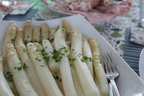 Wenn Spargel übrig ist, warum nicht einmal knusprig anbraten und mit Salsa servieren? - © Pixabay