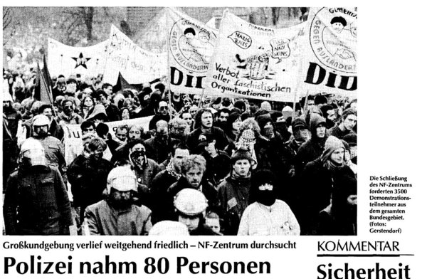 So titelte die LZ in der Ausgabe vom vom 7. Februar 1994. - © Repro: Till Sadlowski