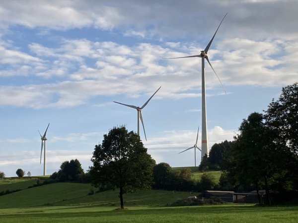 In Veldrom und auf dem Bauerkamp befinden sich bereits einige Windräder. Gegen weitere Anlagen hat ein Bürger Aufsichtsbeschwerde beim Ministerium eingelegt. - © Archivfoto: Cordula Gröne